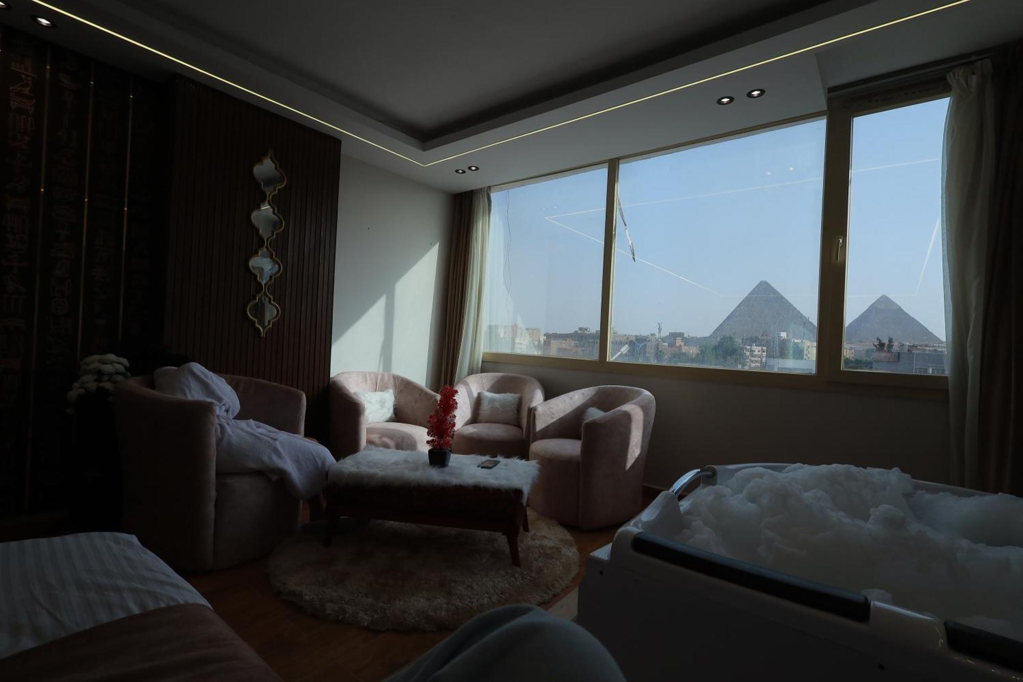 The Muse Pyramids Inn Kafret el-Gabal 外观 照片