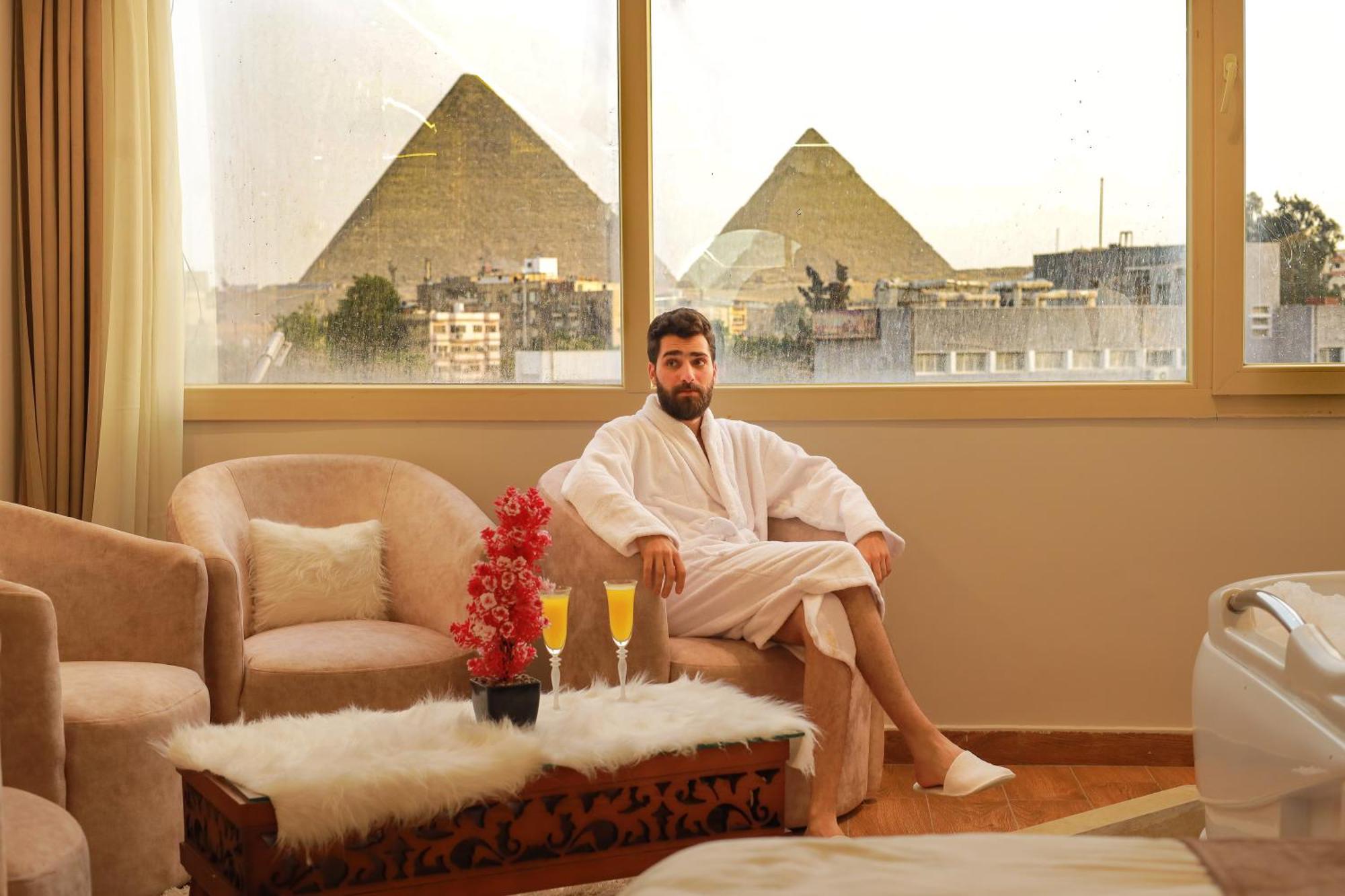 The Muse Pyramids Inn Kafret el-Gabal 外观 照片